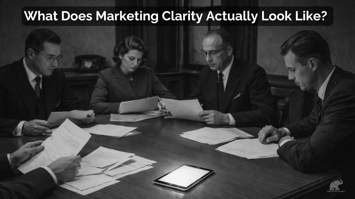 What Does Marketing Clarity Actually Look Like?