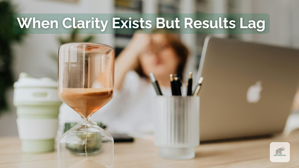 What to Do When Your Marketing Is Clear But Results Are Slow